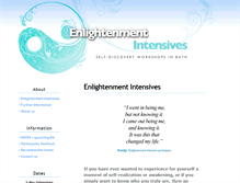 Tablet Screenshot of enlightenment-intensives.info